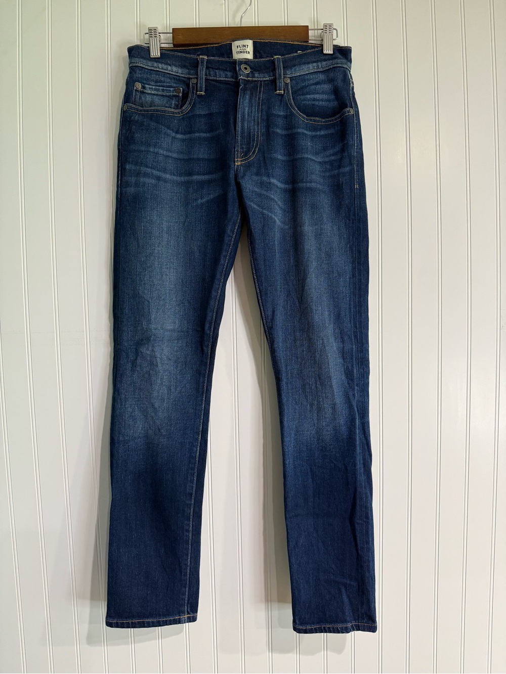 Flint and Tinder Slim Stretch Selvedge Denim Jeans